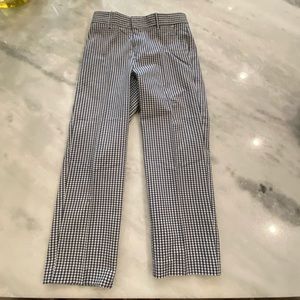 Boys Class Club black and white checkered slacks